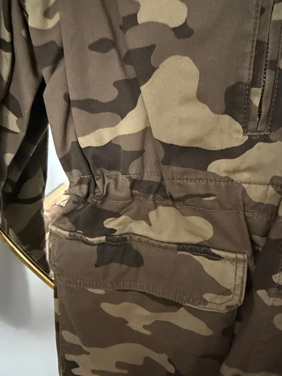 Banana Republic Women's Camouflage Utility Jacket - Olive & Khaki - Picture 3 of 6